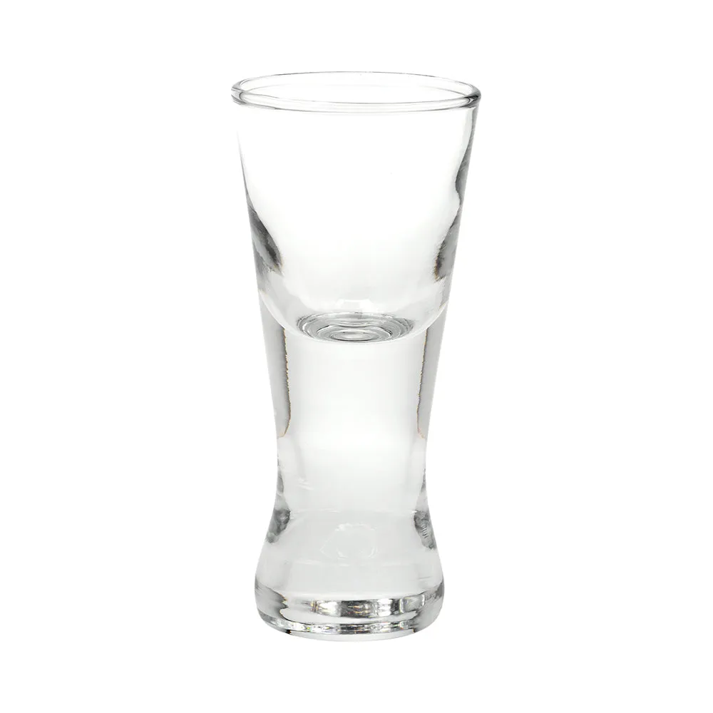 2 oz Concave Dessert Shot Glass - 1 3/4" x 1 3/4" x 4 1/4" - 60 count box