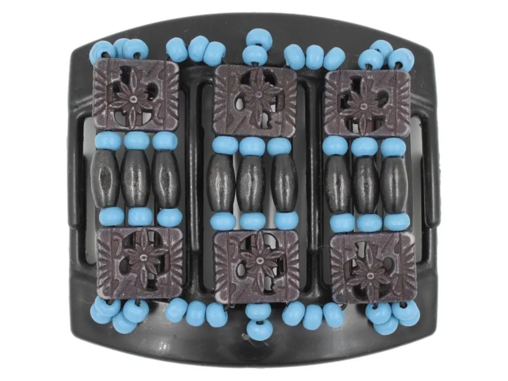 African Butterfly Thick Hair Comb - Tripla Black 39