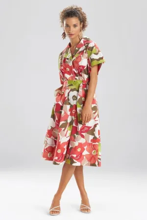 Anemone Garden Shirt Dress