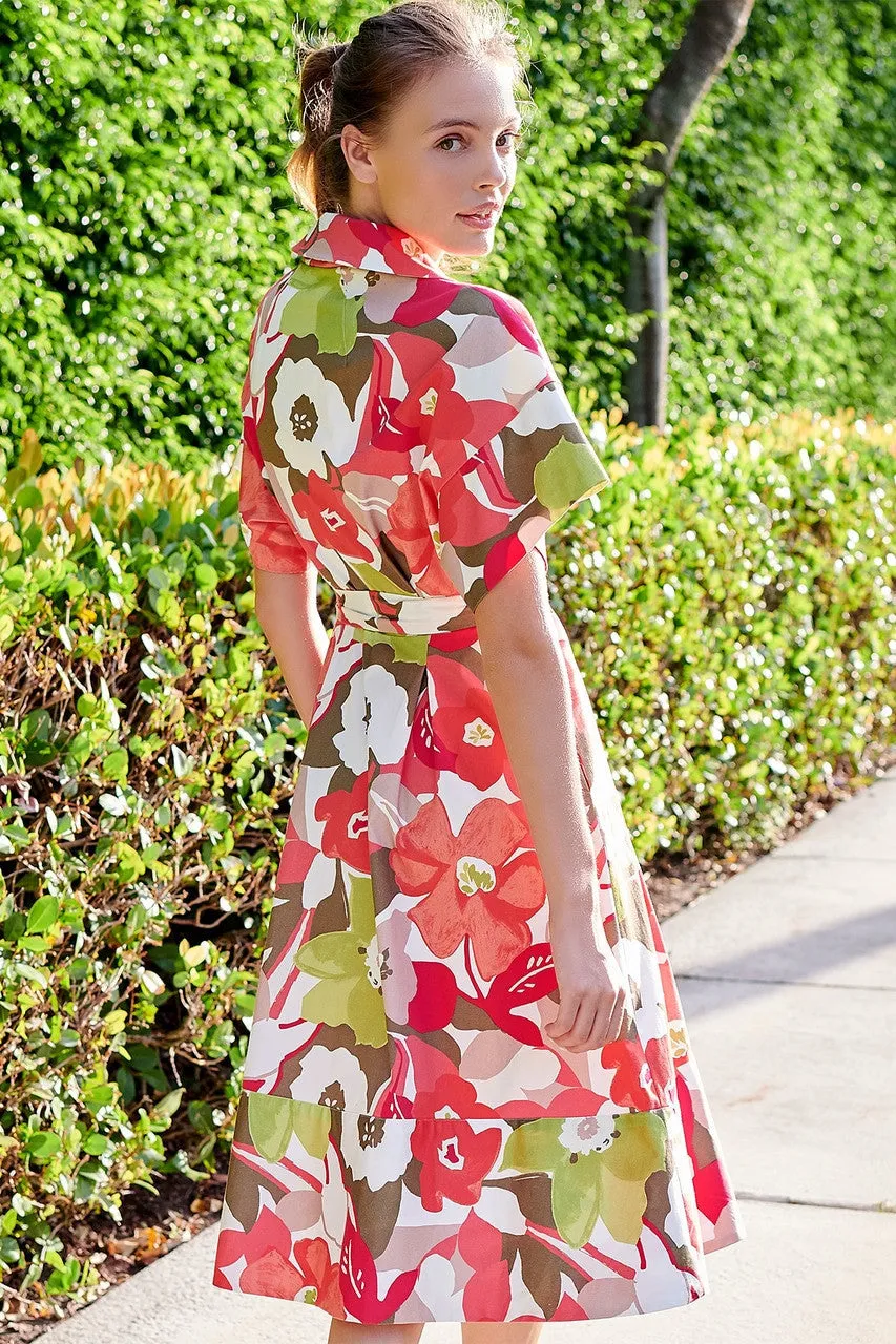 Anemone Garden Shirt Dress