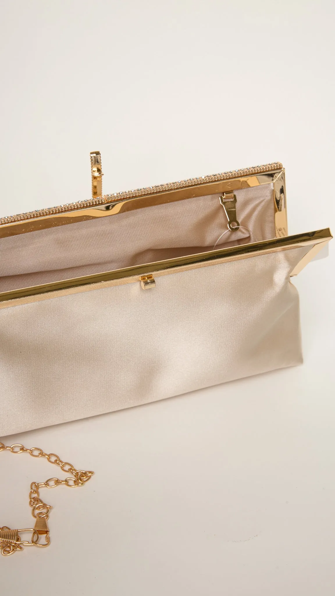 Aureta Gold Mini Clutch