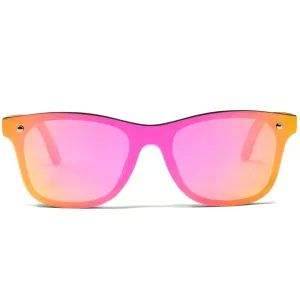 B Fresh Gear Tequila Sunrise Pink Wood Shades UV400 Protective Lenses Polarized