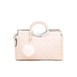 Beige Formal Hand Bag P35900