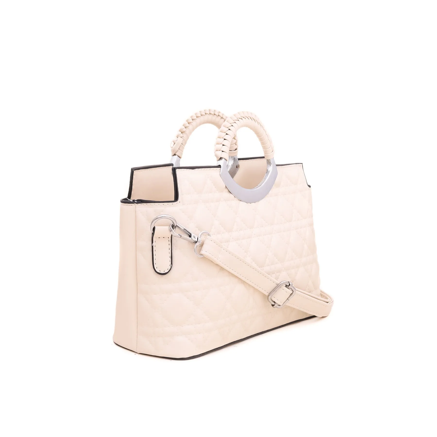 Beige Formal Hand Bag P35900