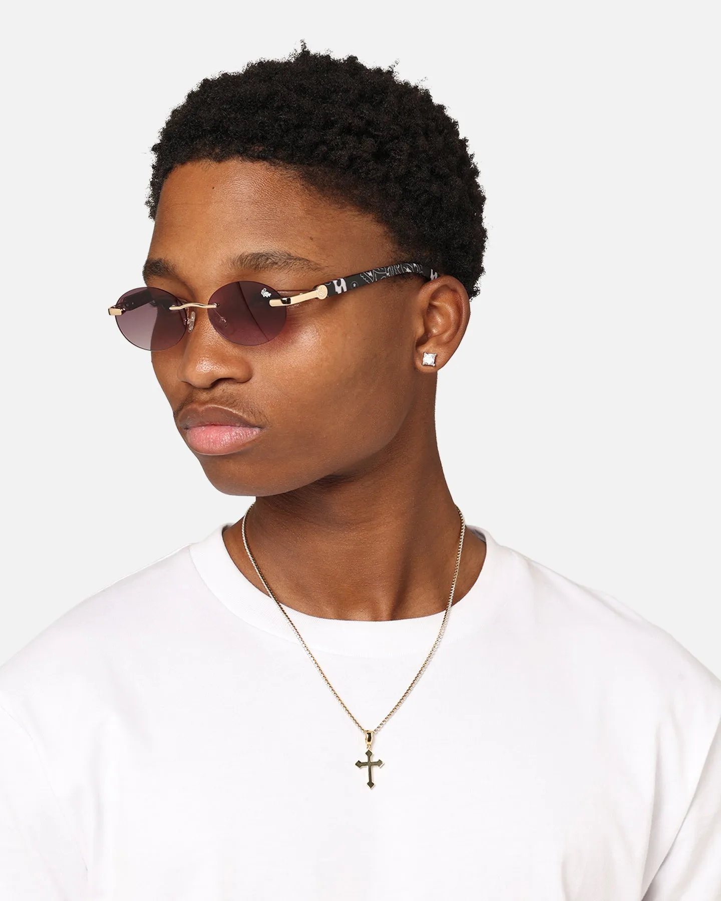 Belvoir & Co X Culture Kings Sancho Sunglasses Smoke/Gold/Black