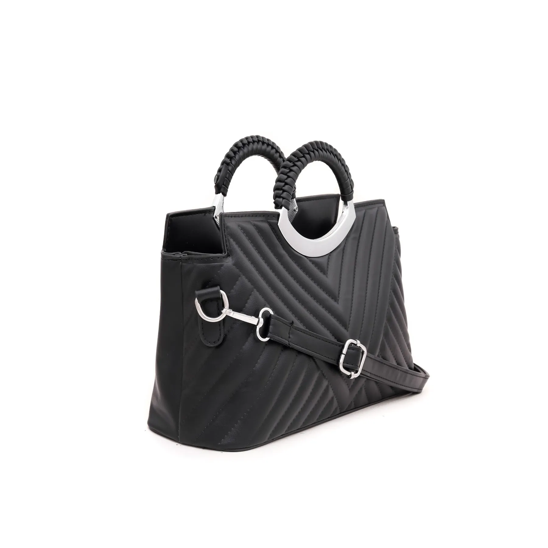 Black Formal Hand Bag P35902