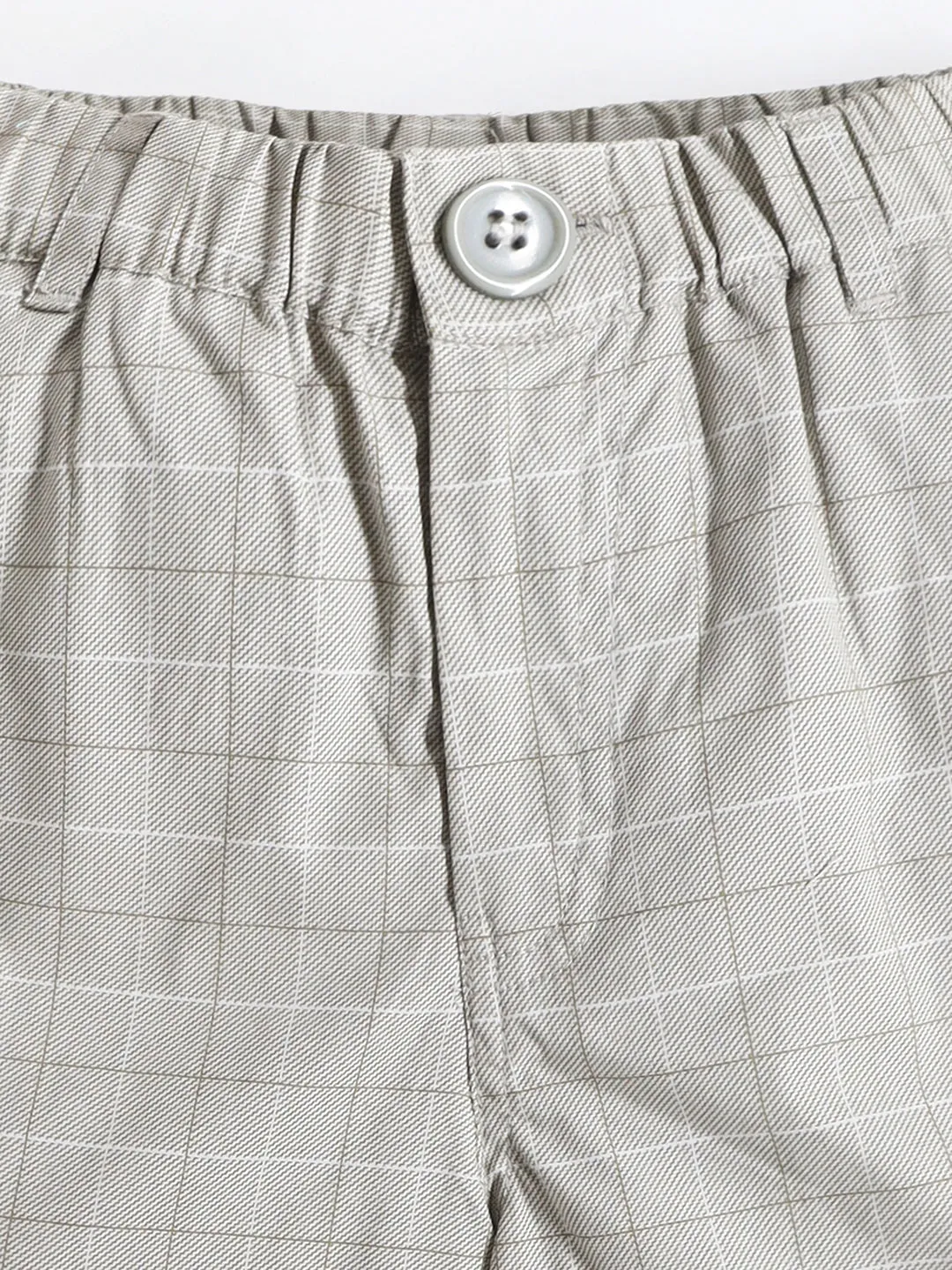 Boys Trendy Khaki Cotton Shorts