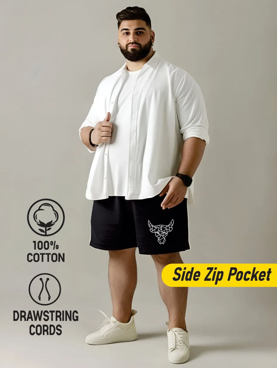 Bull Cotton Plus Size Shorts