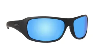 Calcutta Leeward Matte Gray Frames - Blue Mirror Lens - Polarized Sunglasses