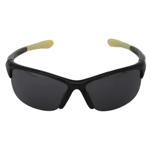 Carlton London Boy's Black Lens & Black Sports Sunglasses