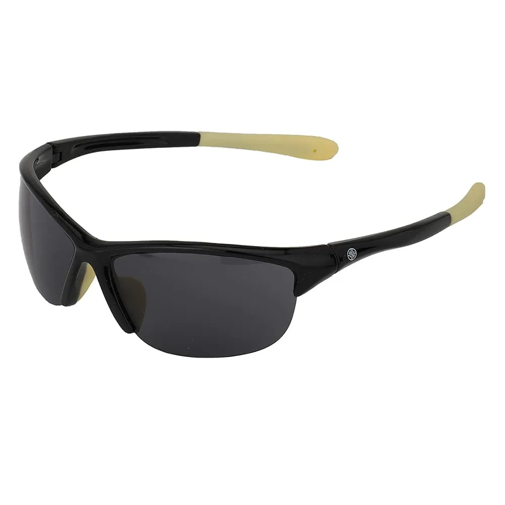 Carlton London Boy's Black Lens & Black Sports Sunglasses