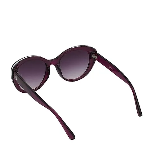 Carlton London Purple & White Toned UV Protected Cateye Sunglasses For Women