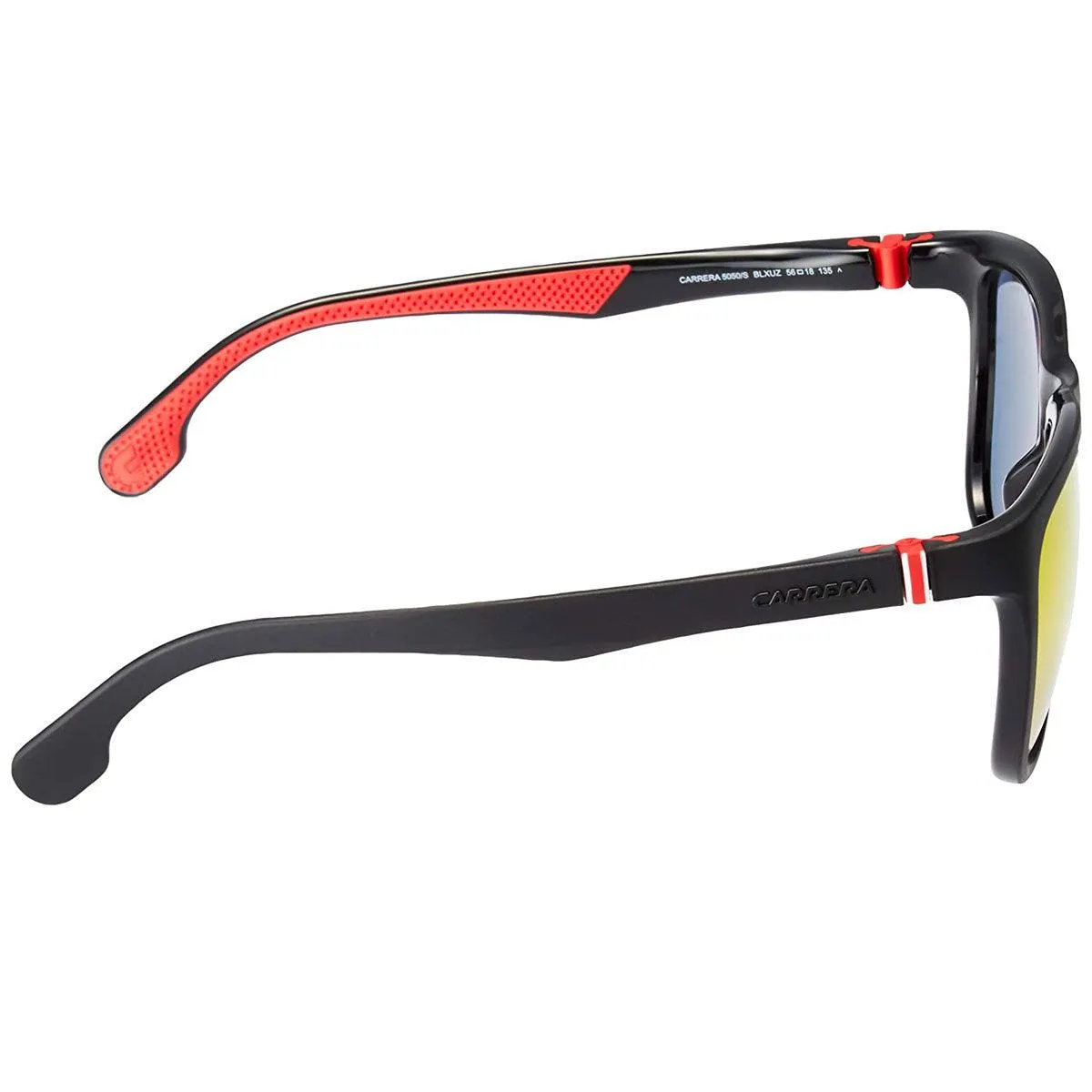 Carrera Men's Sunglasses - Red Mirror Lens Plastic Frame | 5050-S-0BLX-UZ-56-18-135