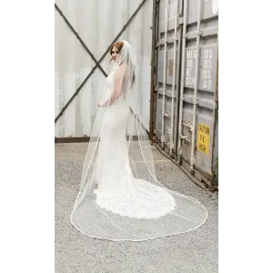 Cathedral Bridal Veil V2285C