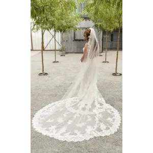 Cathedral Bridal Veil V2286C