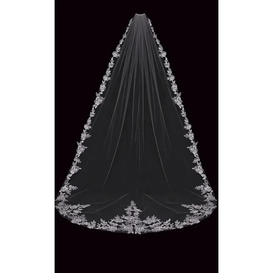 Cathedral Bridal Veil V2289C