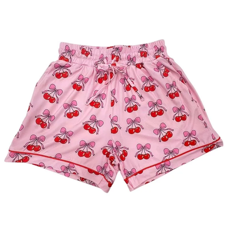 Cherry Pajama Shorts