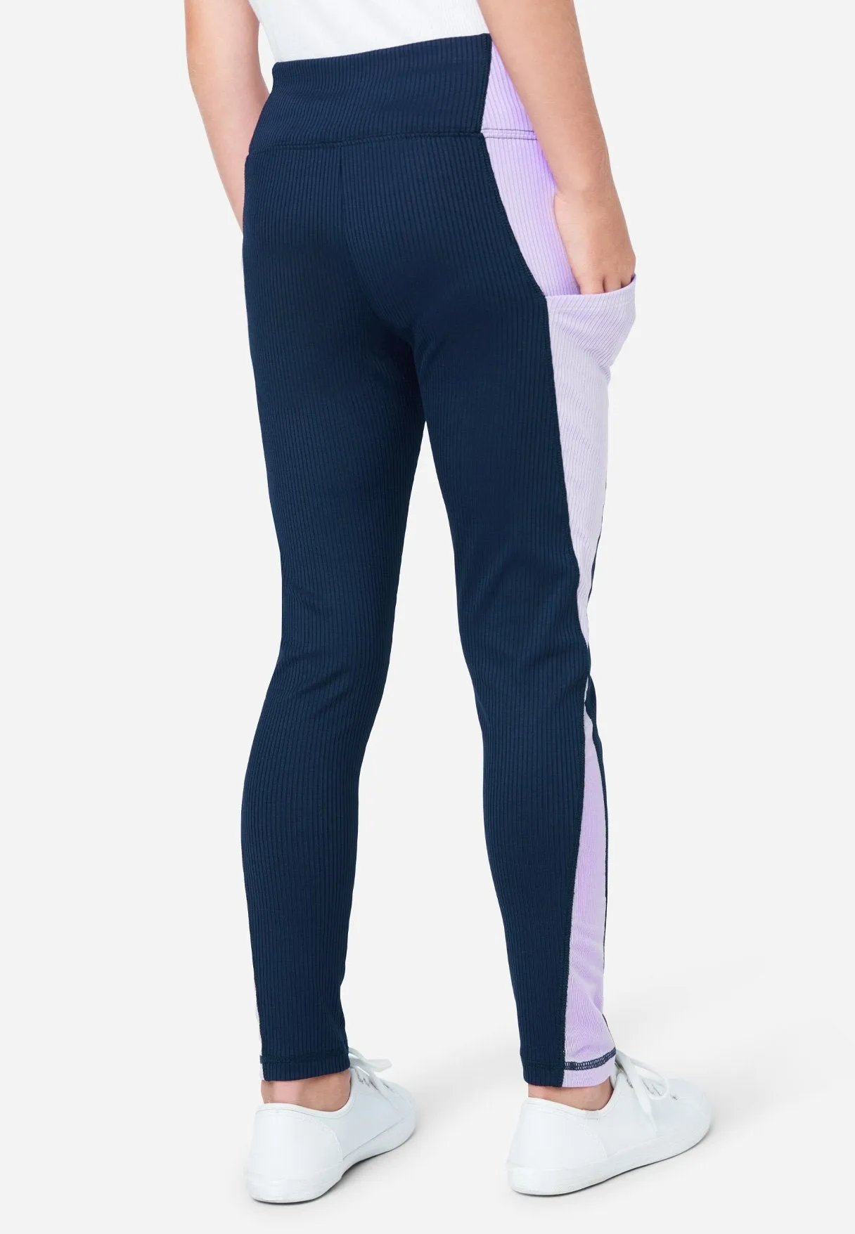 Collection X by Justice Color Block Full-Length Leggings