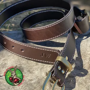 Custom made leather work Belt