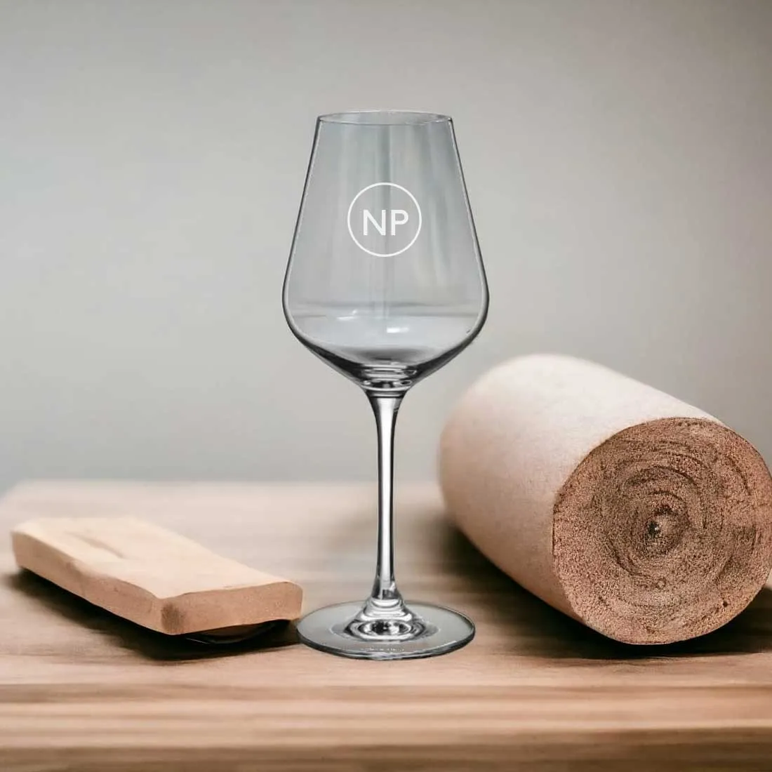 Customisable Wine Glass with Initial - Engraved Premium Wine Glasses