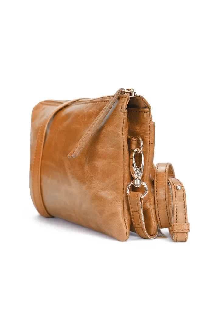 Diana Cross-body Bag // Crazy-Horse Leather