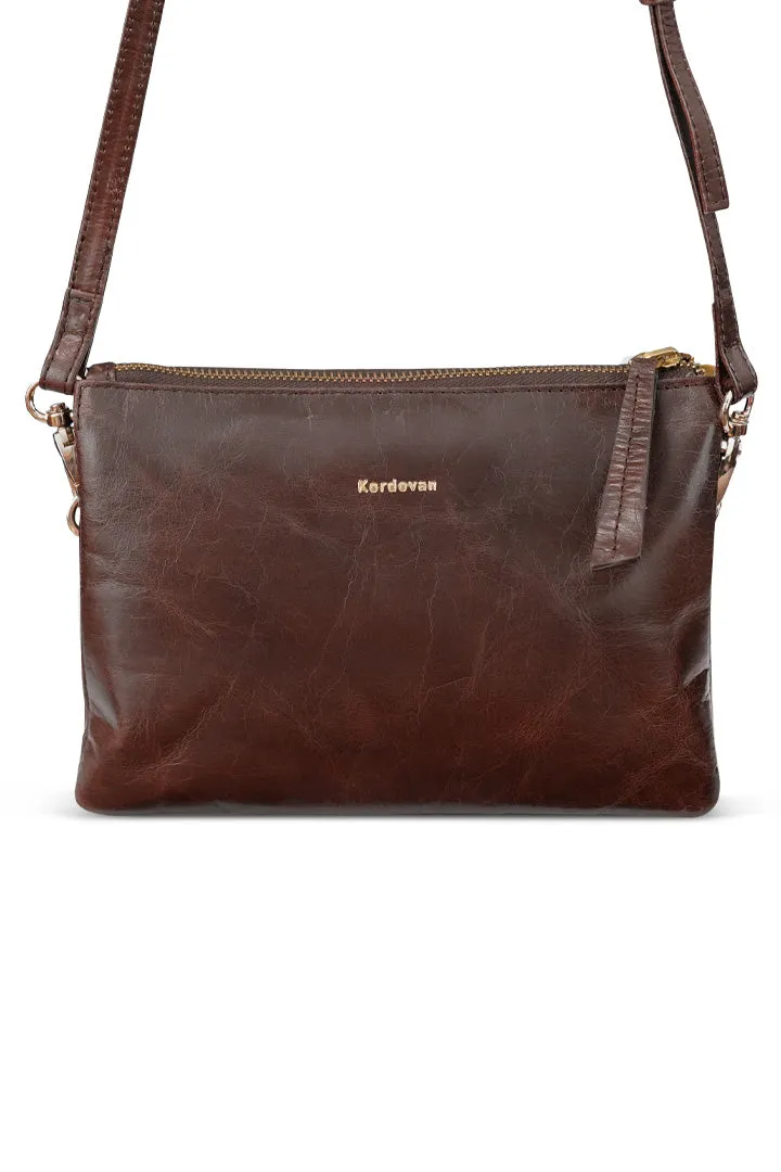 Diana Cross-body Bag // Crazy-Horse Leather