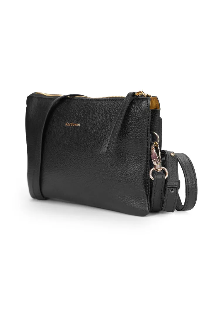 Diana Cross-body Bag // Pebbled Leather