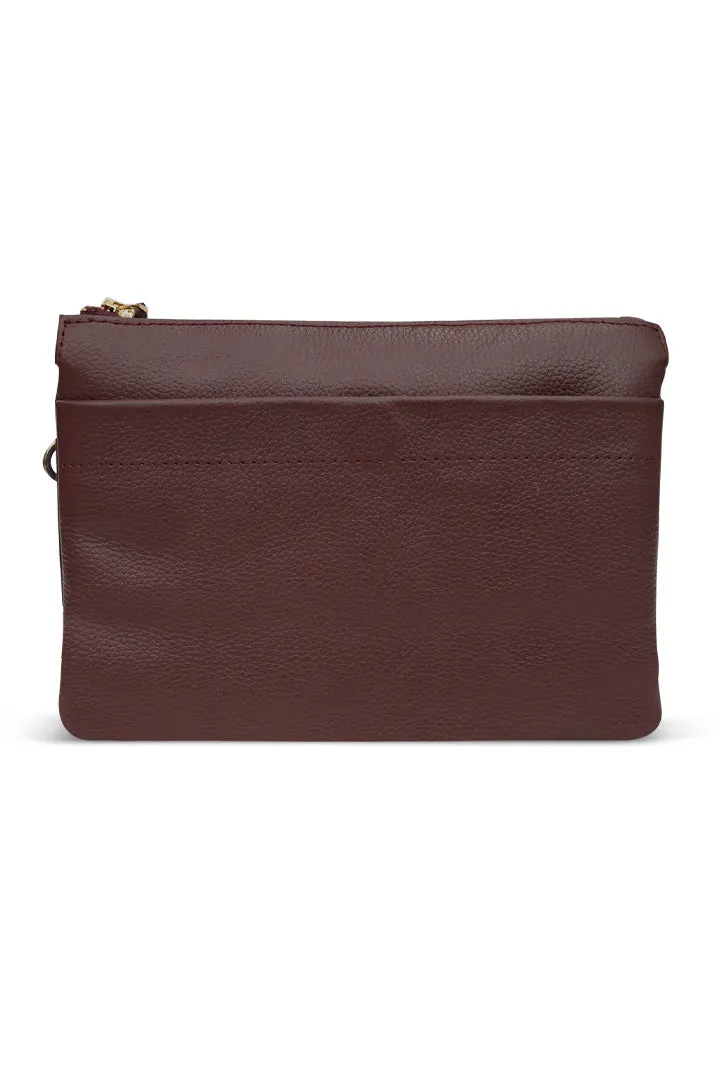 Diana Cross-body Bag // Pebbled Leather