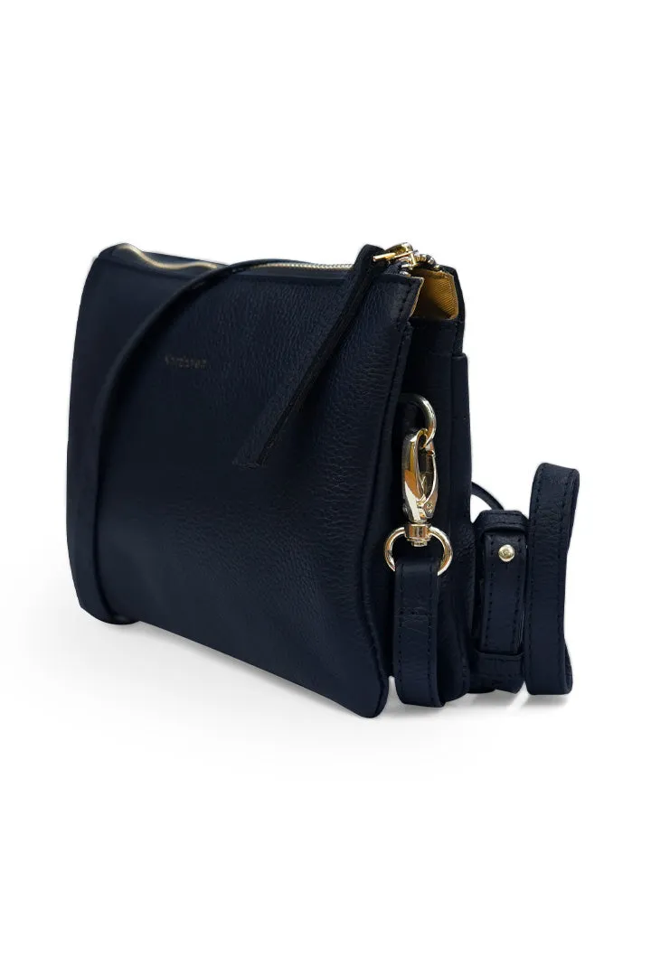 Diana Cross-body Bag // Pebbled Leather