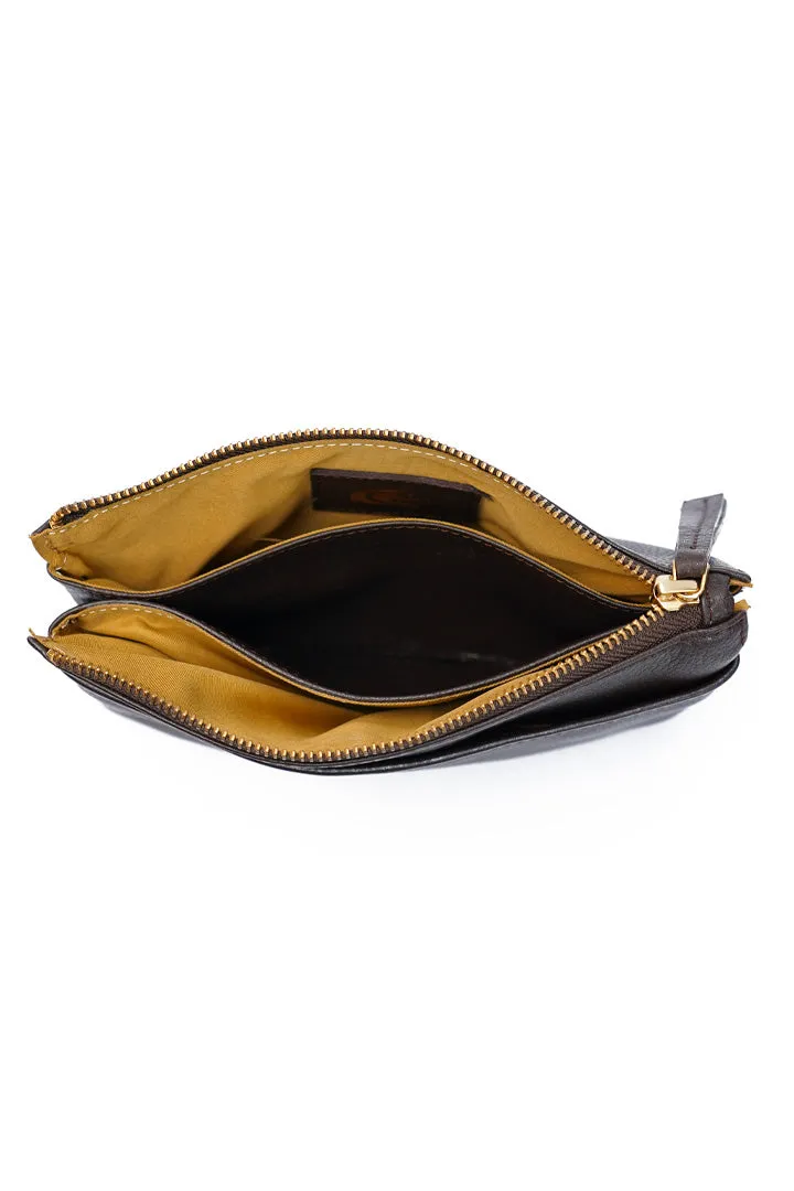 Diana Cross-body Bag // Pebbled Leather