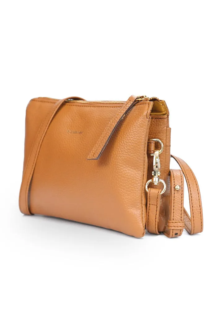 Diana Cross-body Bag // Pebbled Leather