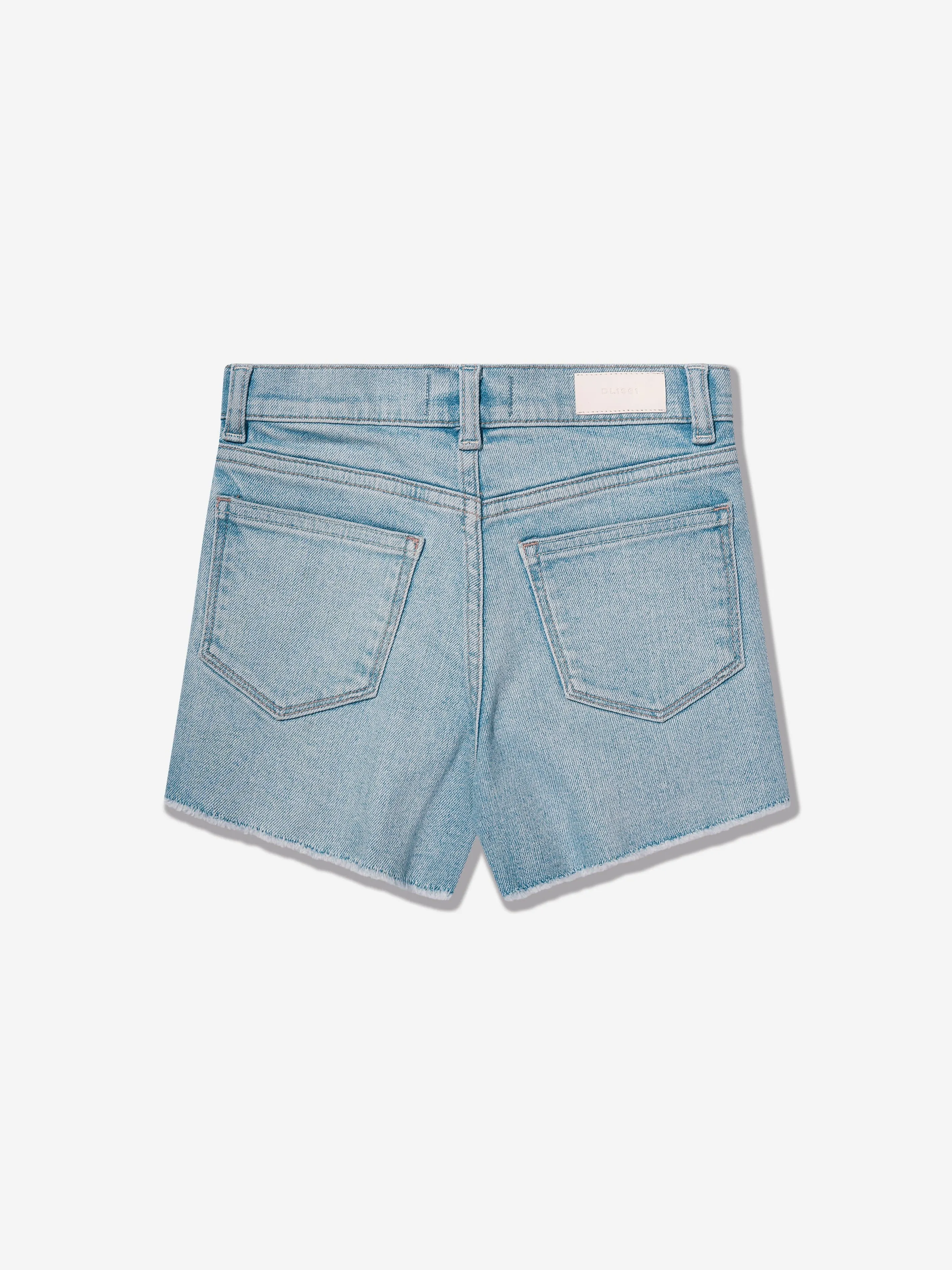 DL1961 Girls Lucy High Rise Shorts in Blue