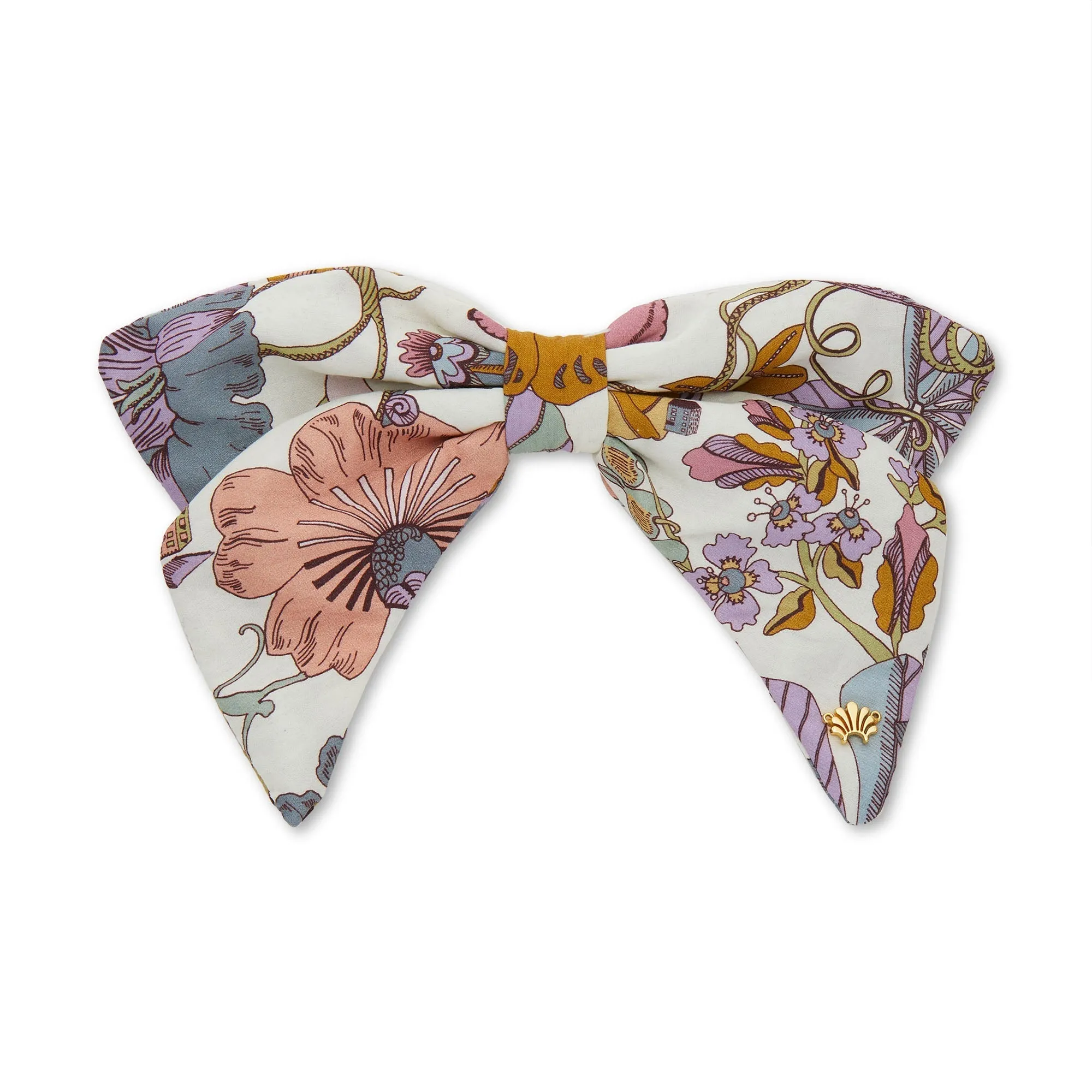 FANTASY LAND PRINTED BOW BARRETTE