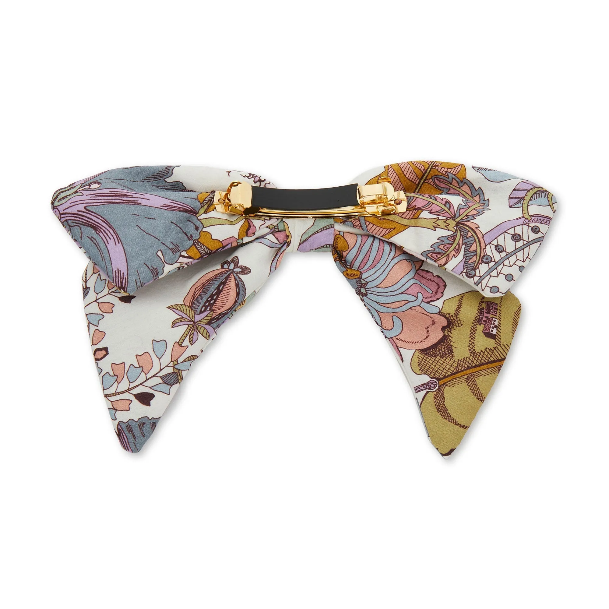 FANTASY LAND PRINTED BOW BARRETTE