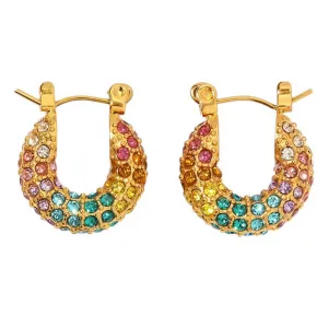 Flirty Baby Rainbow Earrings