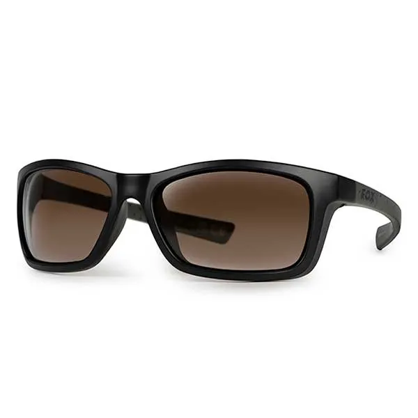 Fox Collection Green/Black Wraps Sunglasses