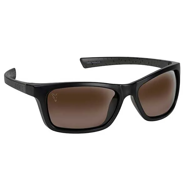 Fox Collection Green/Black Wraps Sunglasses