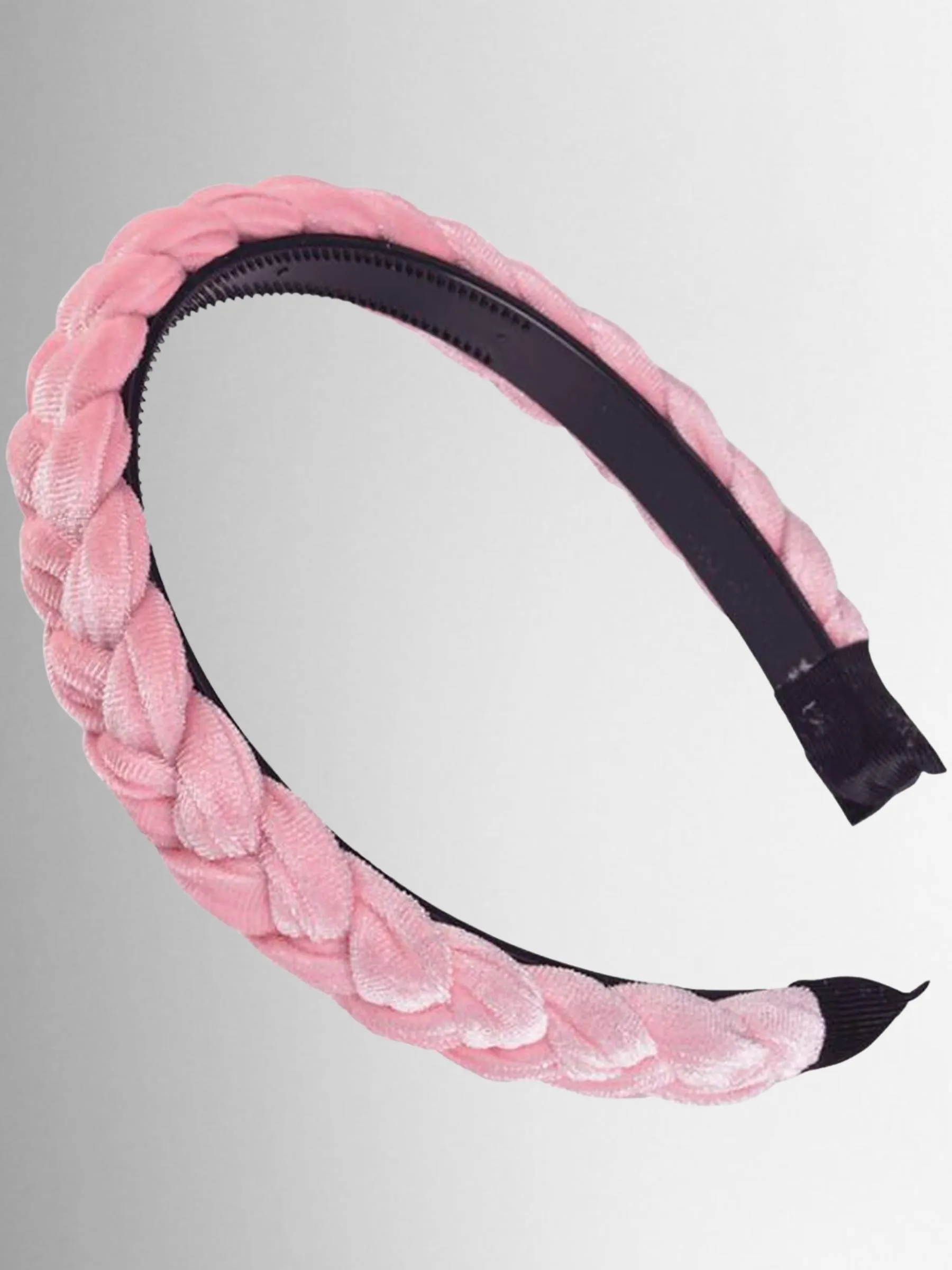 Girls and Women's Velvet Braided Headband