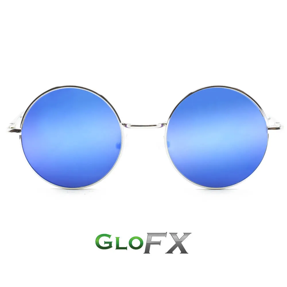 GloFX Imagine Diffraction Glasses Blue Mirror