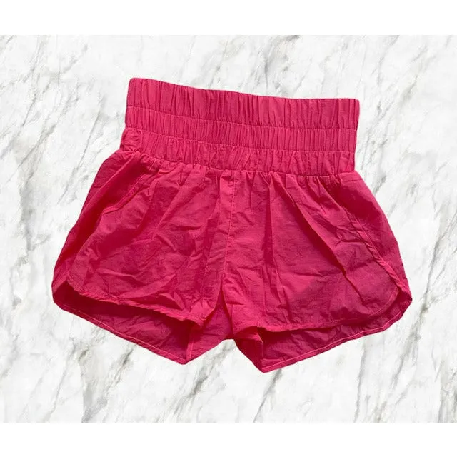 Gotta Run Pink High Waisted Active Shorts