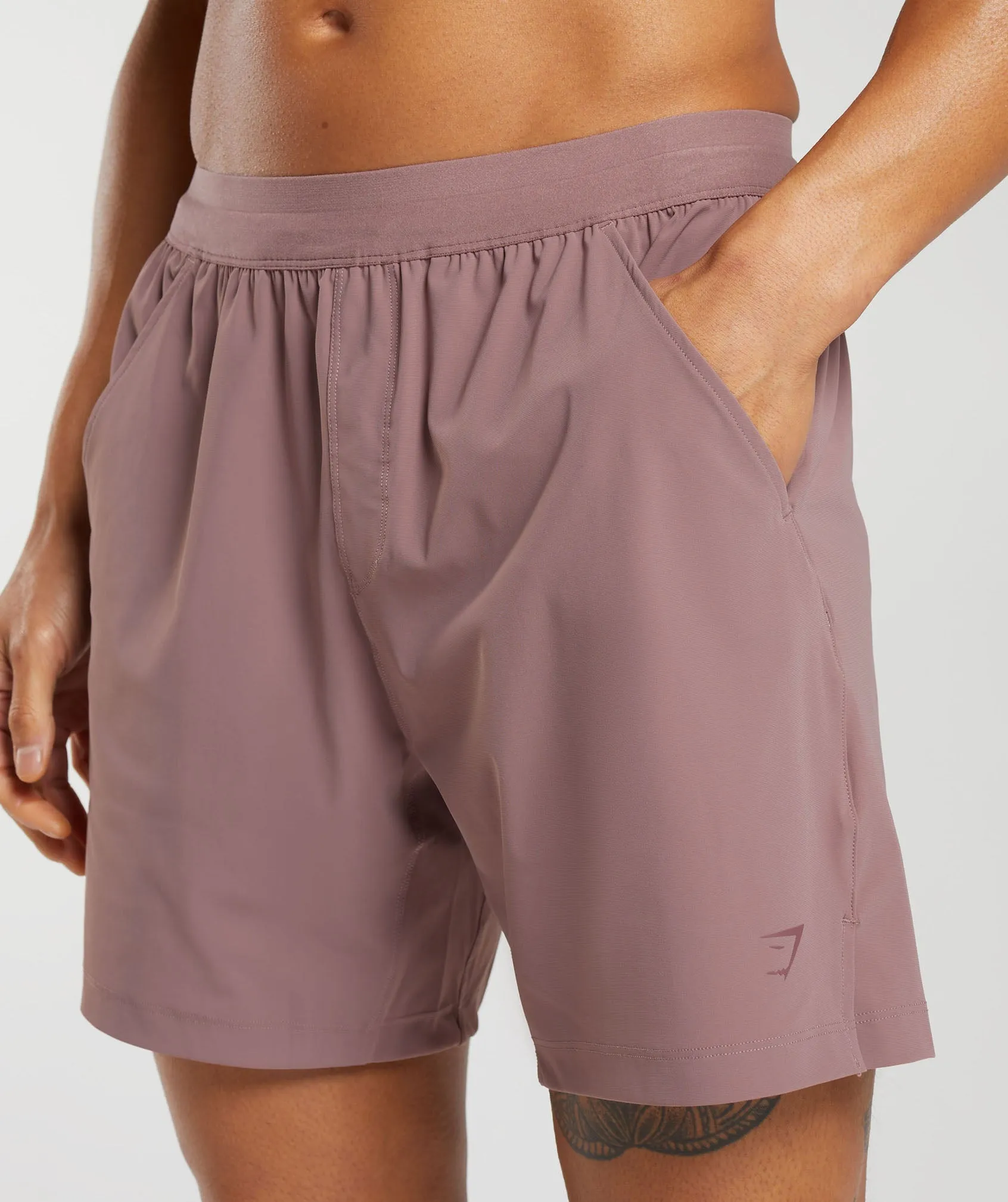 Gymshark Studio Shorts - Dusty Maroon