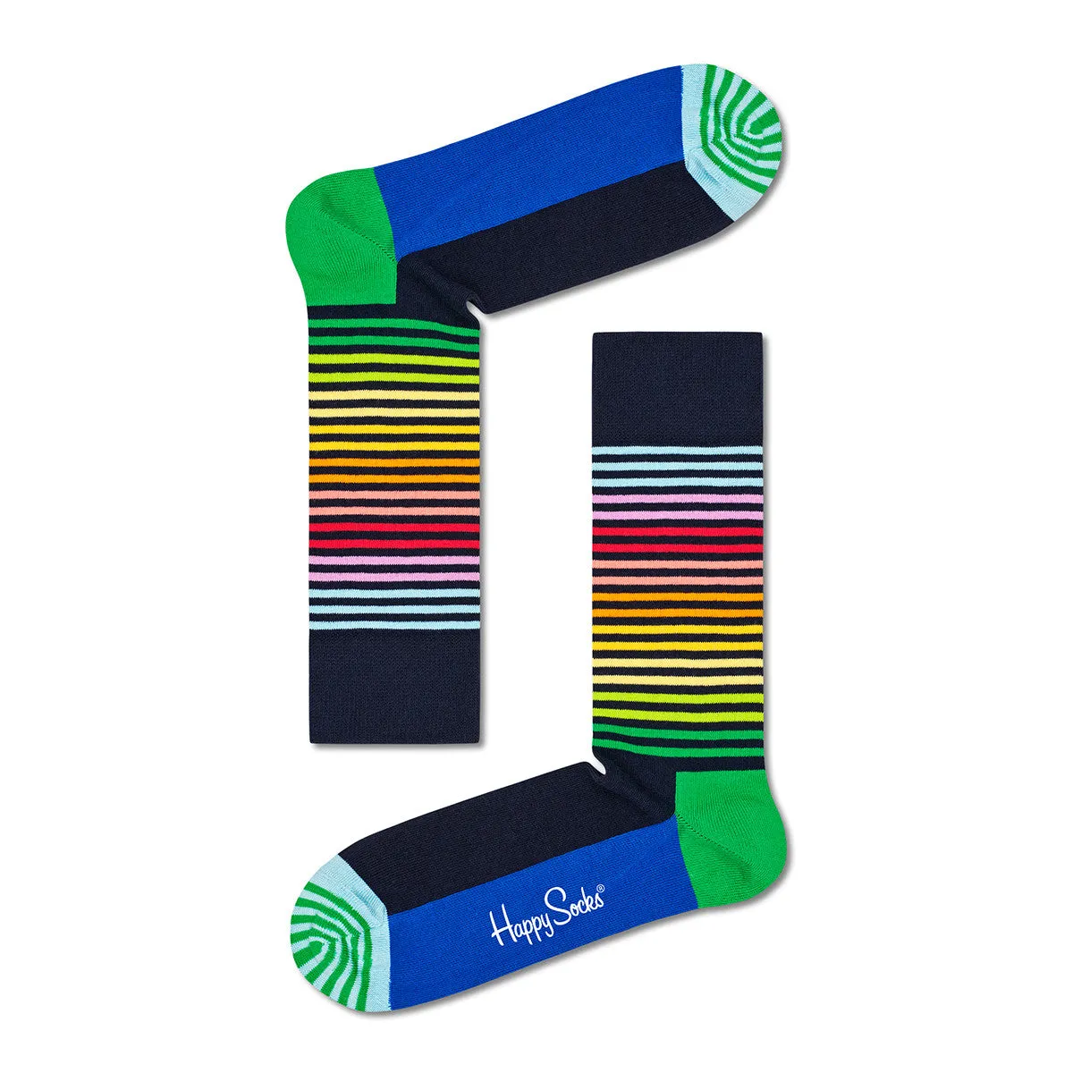 Half Stripe Sock (6501)