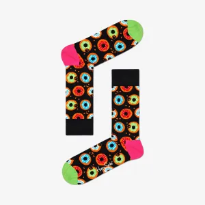 Happy Socks | DONUT SOCK  { BLACK/MULTI