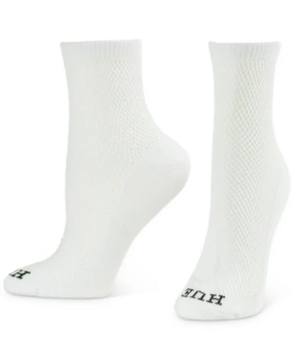 Hue Breezy Mesh Crew Socks, OS