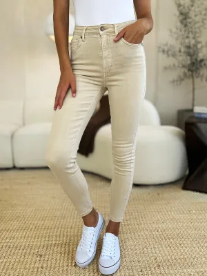 Judy Blue Garment Dyed Tummy Control Skinny Jeans [Online Exclusive]