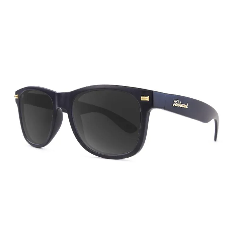 Knockaround Fort Knocks Sunglasses - Matte Black on Black / Smoke