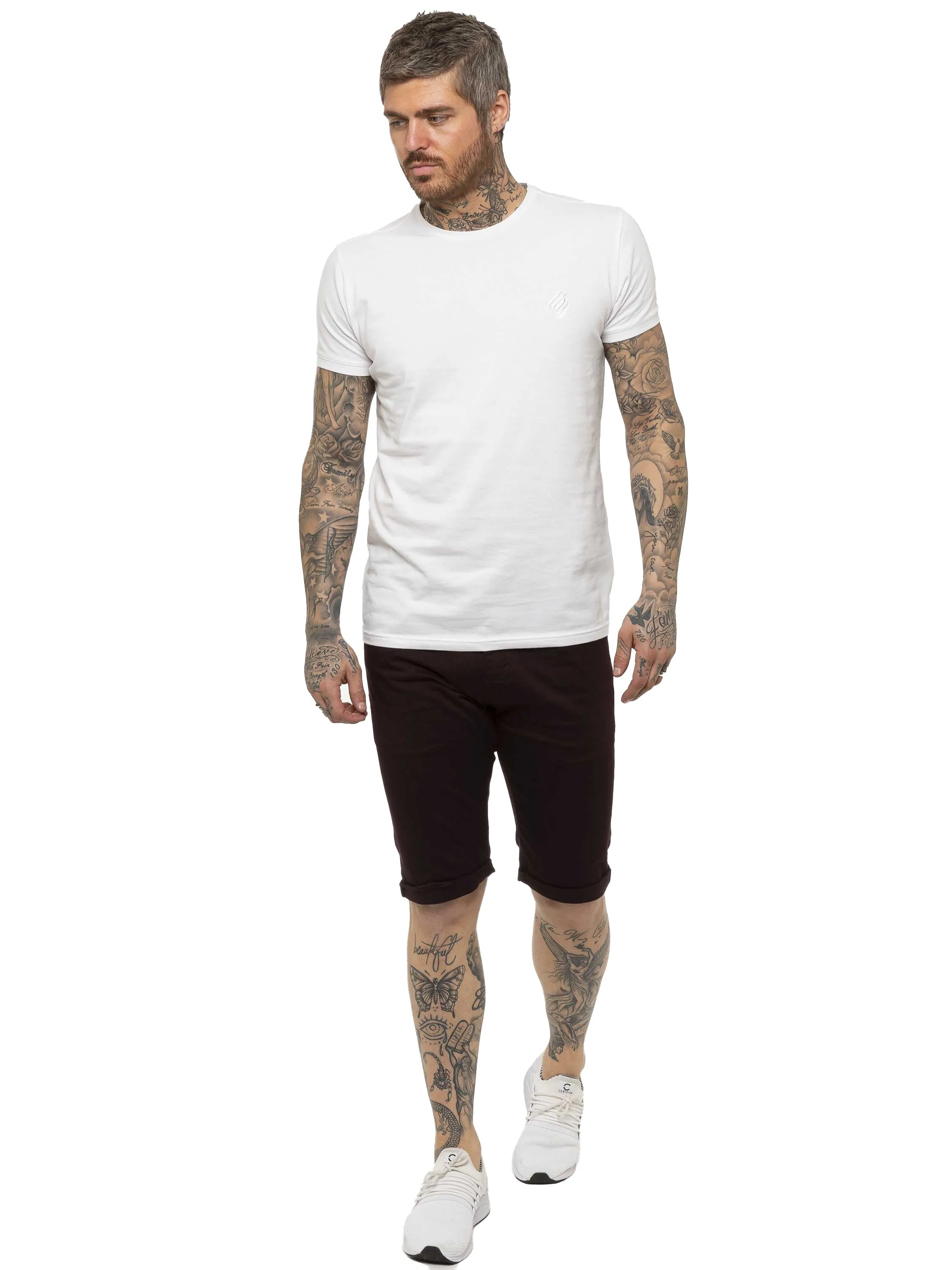 Kruze | Mens Slim Fit Chino Shorts