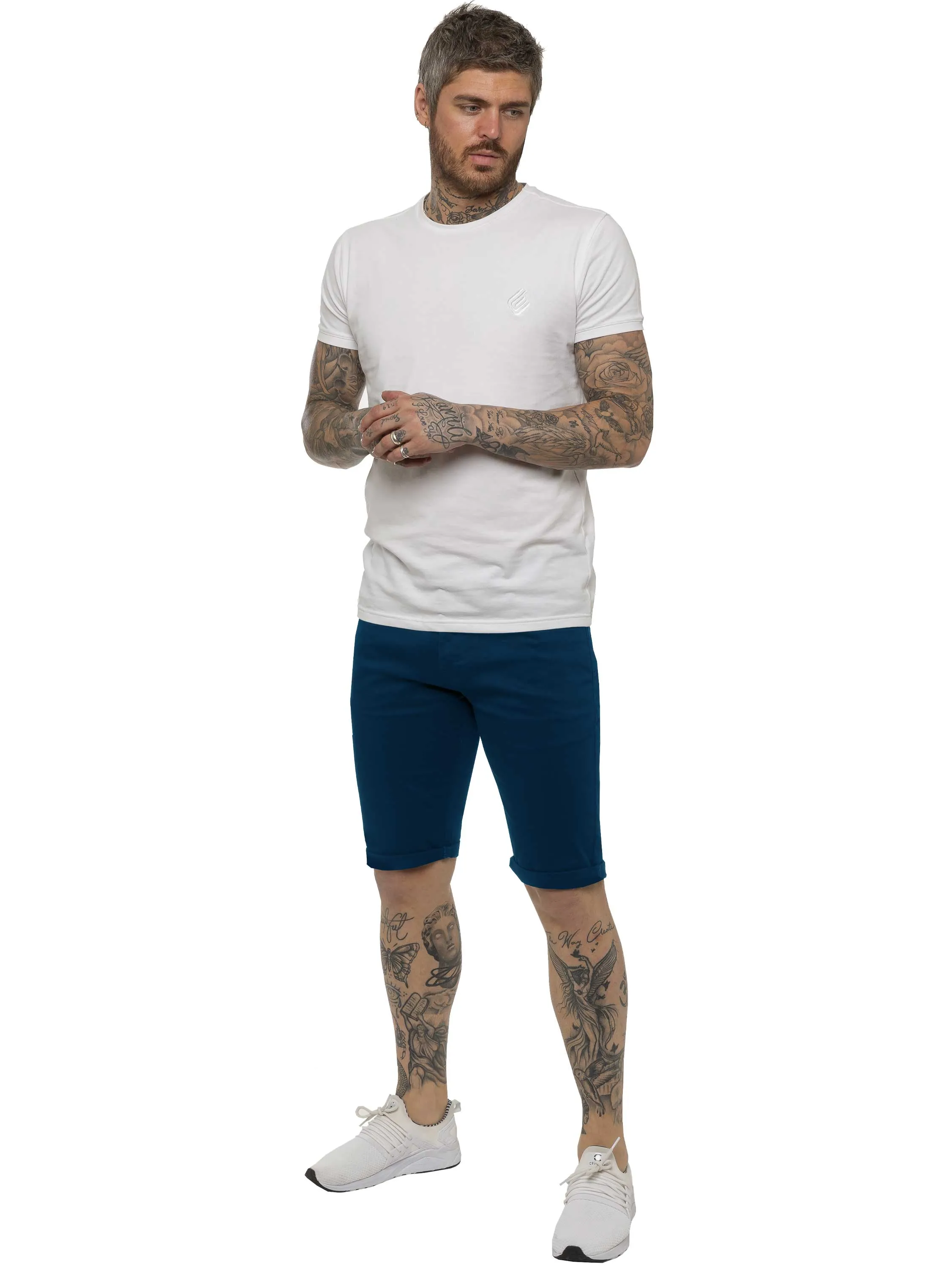 Kruze | Mens Slim Fit Chino Shorts