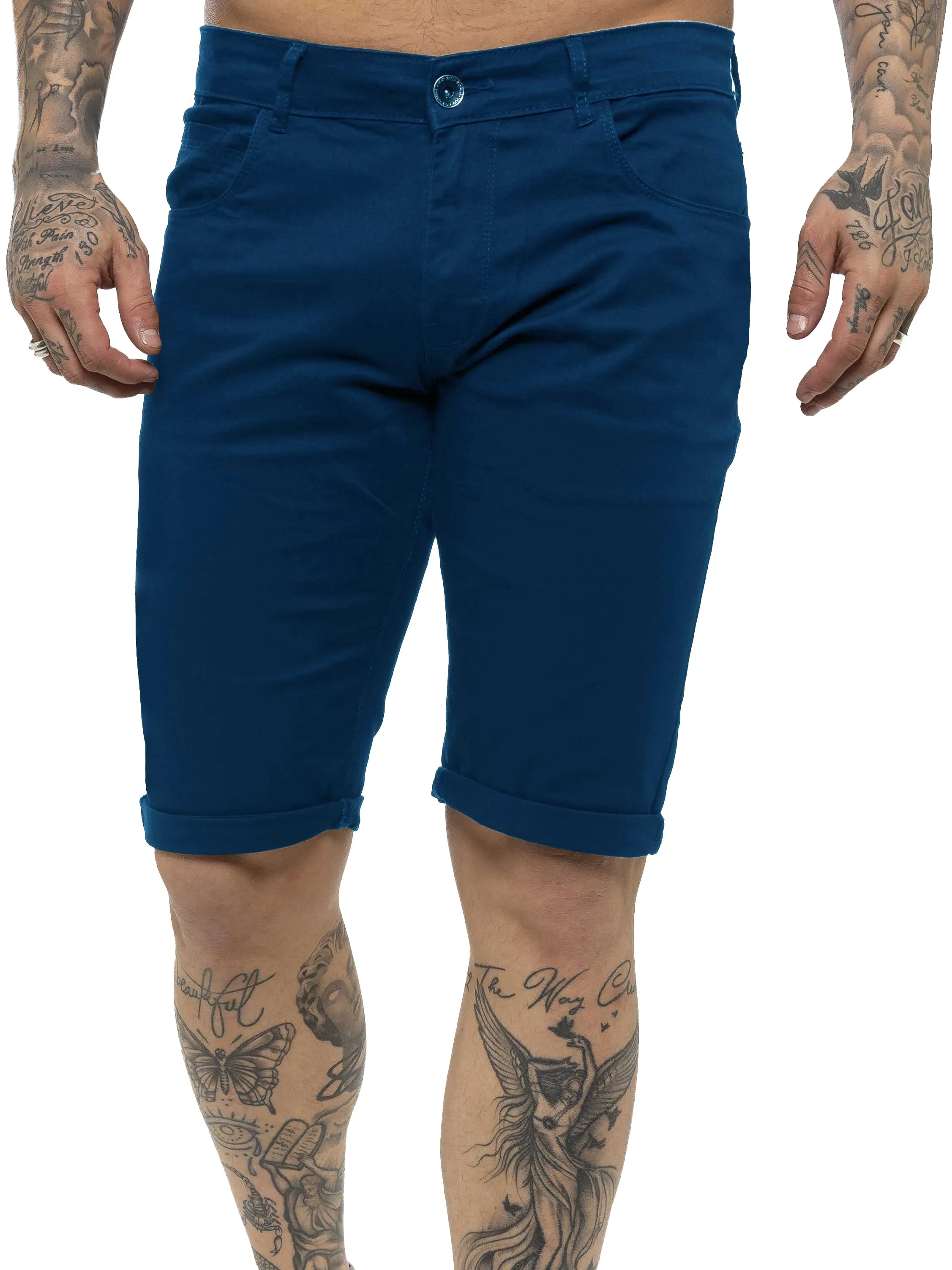 Kruze | Mens Slim Fit Chino Shorts