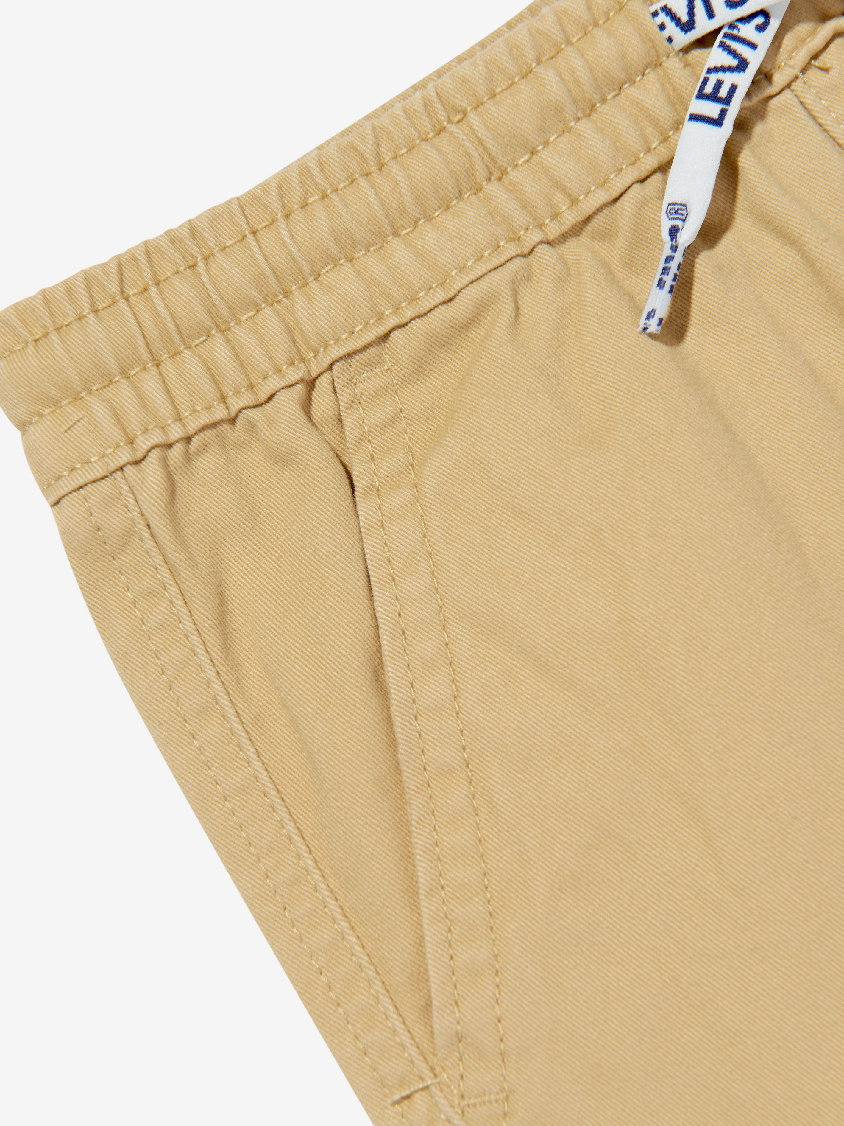 Levi's Wear Boys Pull On Woven Shorts in Beige